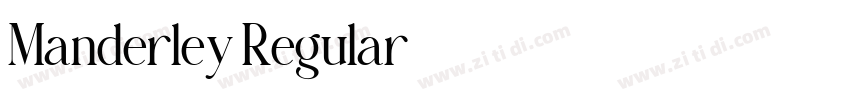 Manderley Regular字体转换 Manderley Regular字体转换
